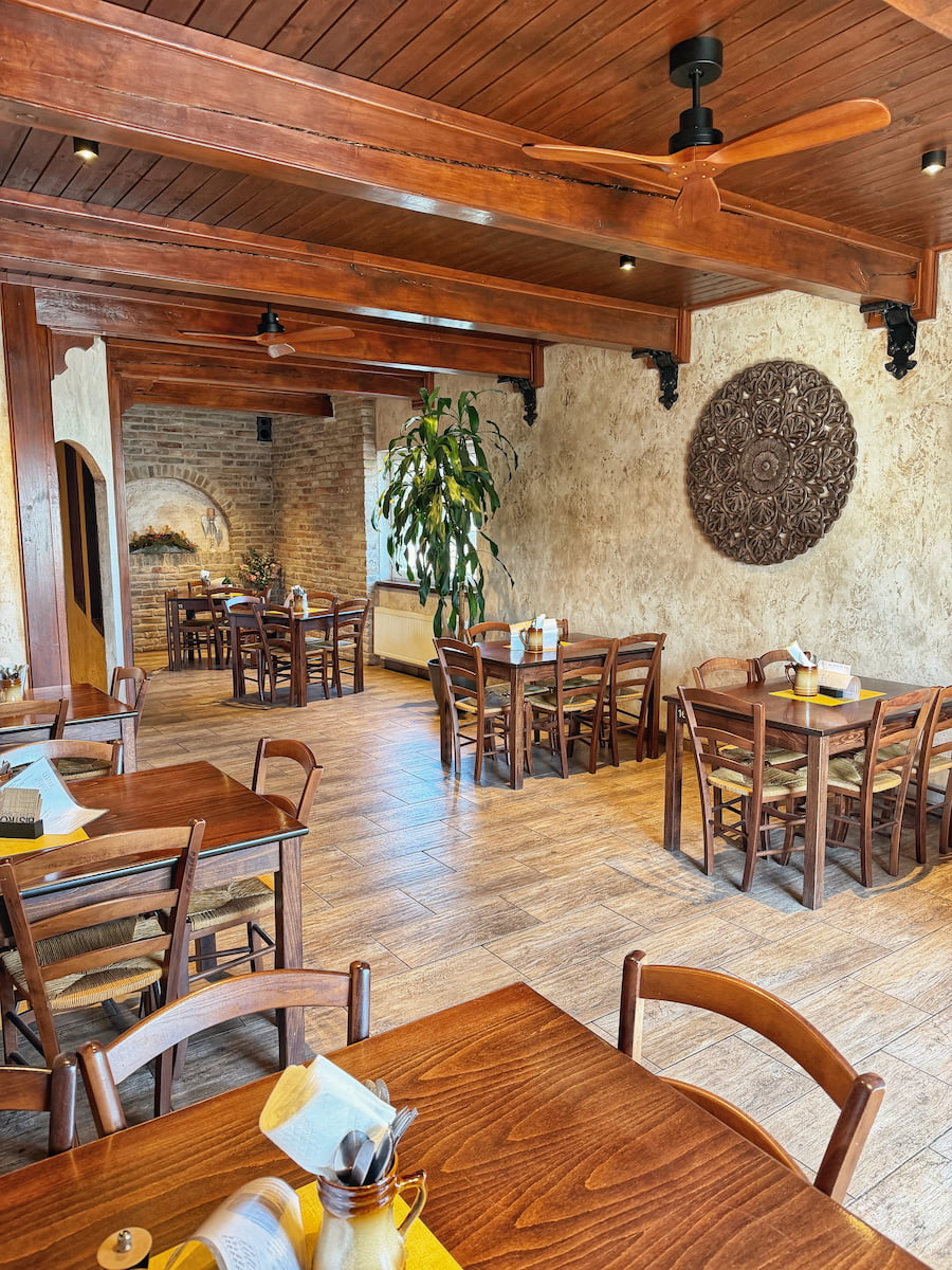 Interiér restaurace